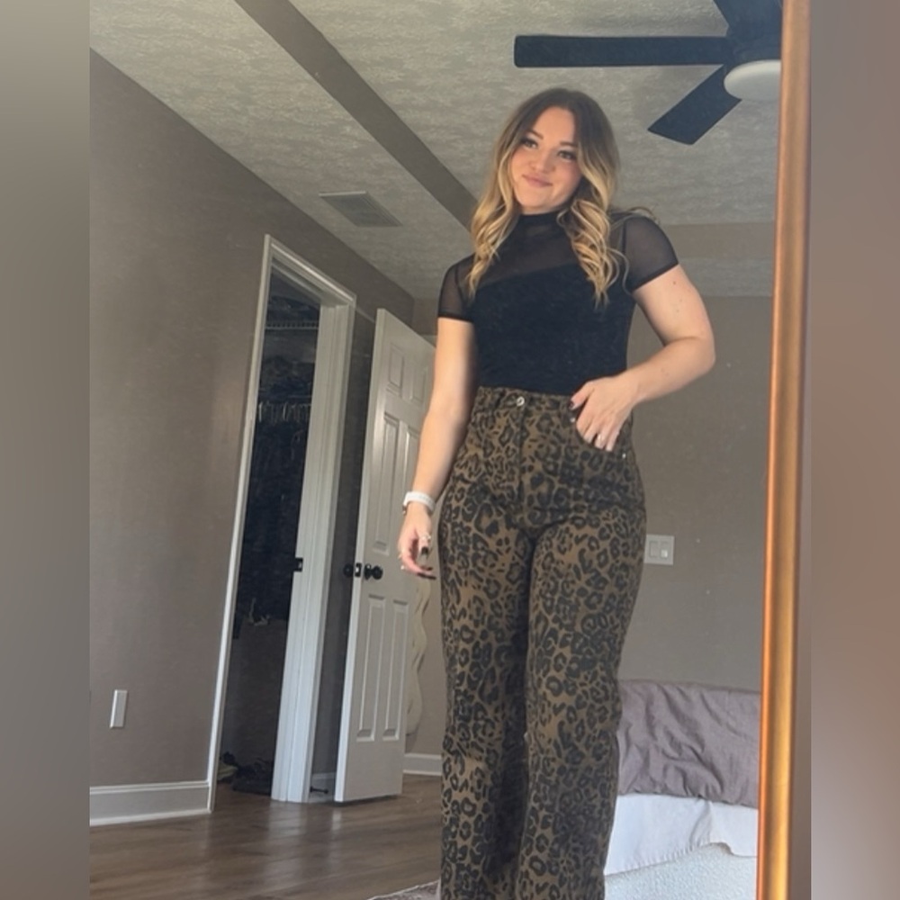 Leopard Print Pants
